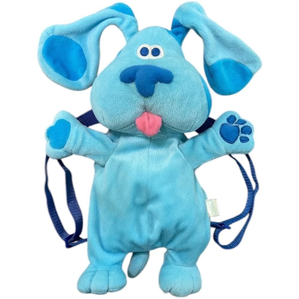 Blue’s Clues Vintage 1999 Plushie Zip Backpack